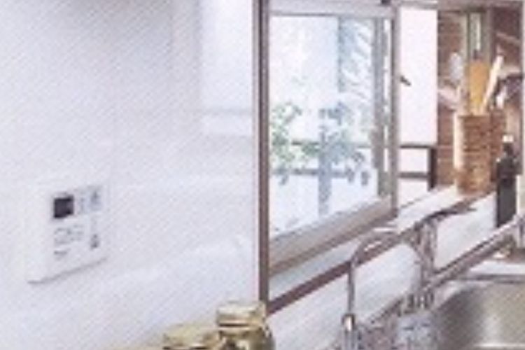 東京テラスのキッチン不燃パネル