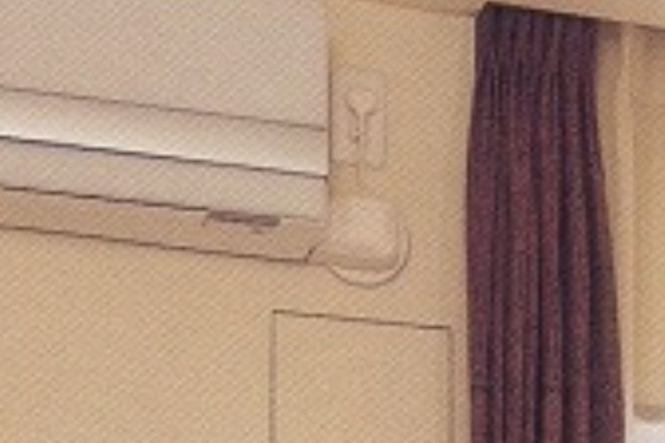 東京テラスのエアコン隠ぺい配管